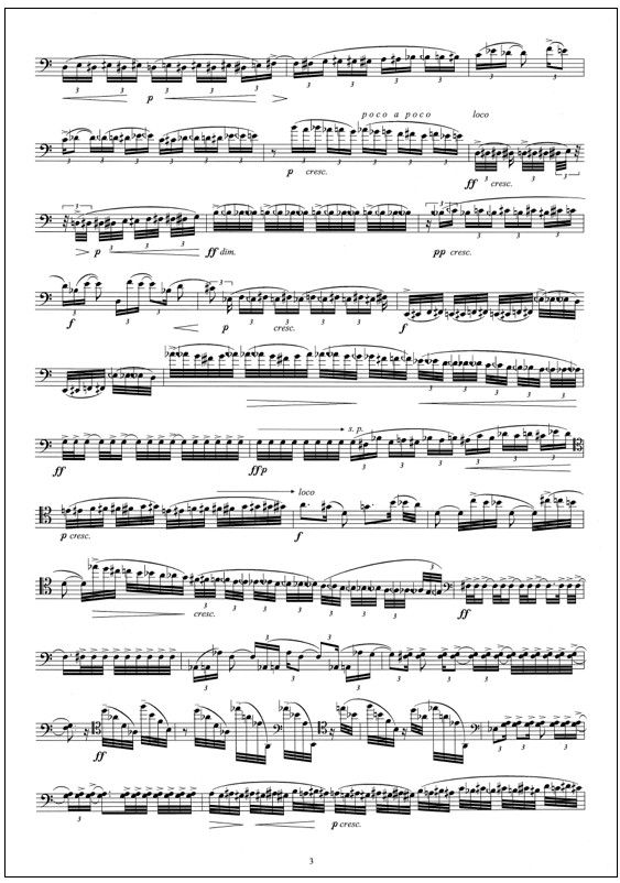 Solo VI for double bass