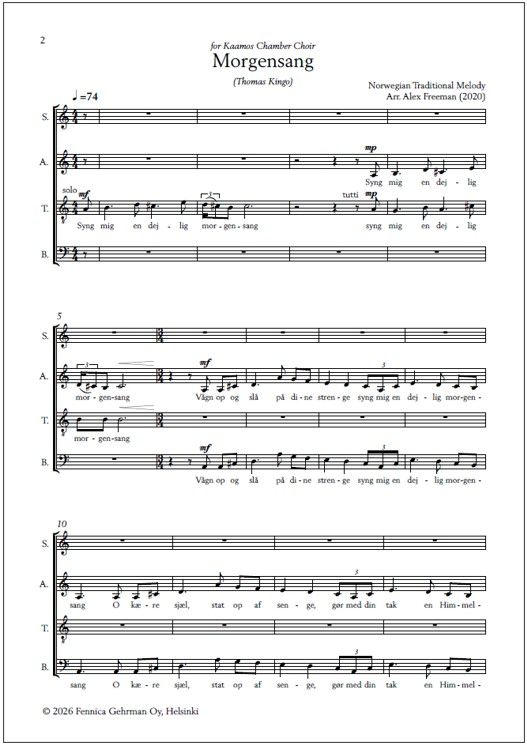Morgensang - Mixed choir