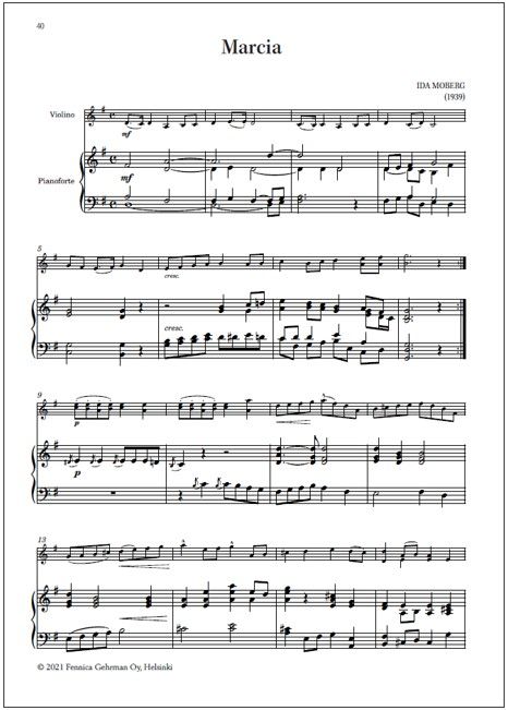 Marcia for violin and piano (PDF)