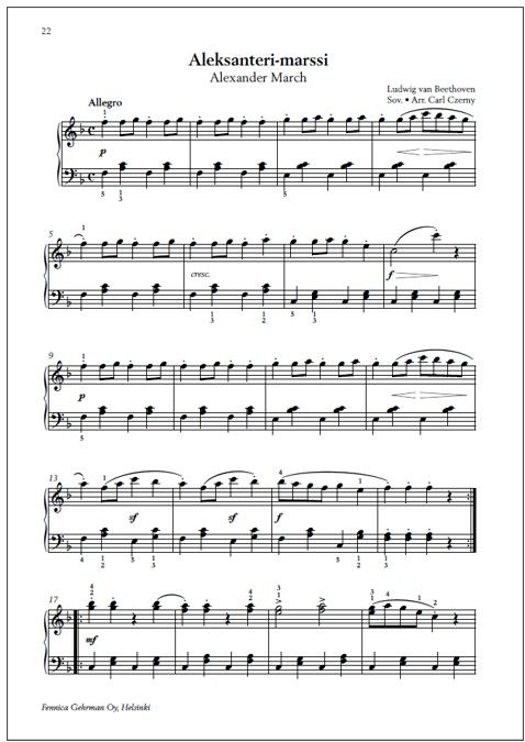Piano-ohjelmiston aarteita