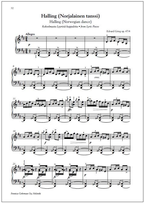 Piano-ohjelmiston aarteita