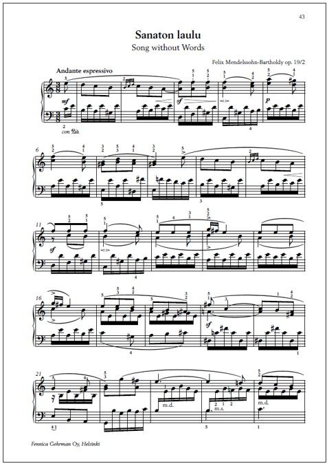 Piano-ohjelmiston aarteita