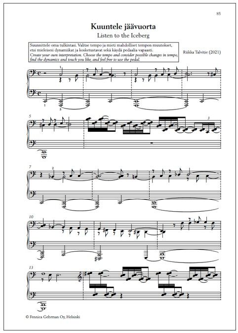 Piano-ohjelmiston aarteita
