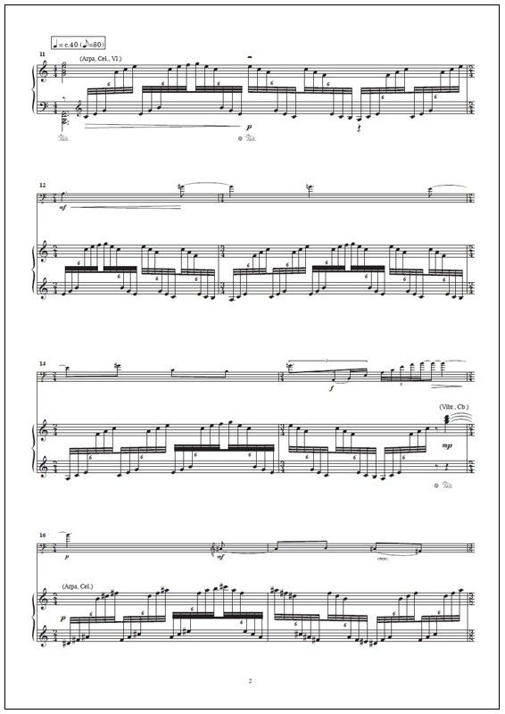 Angel of Dusk, reduction for piano