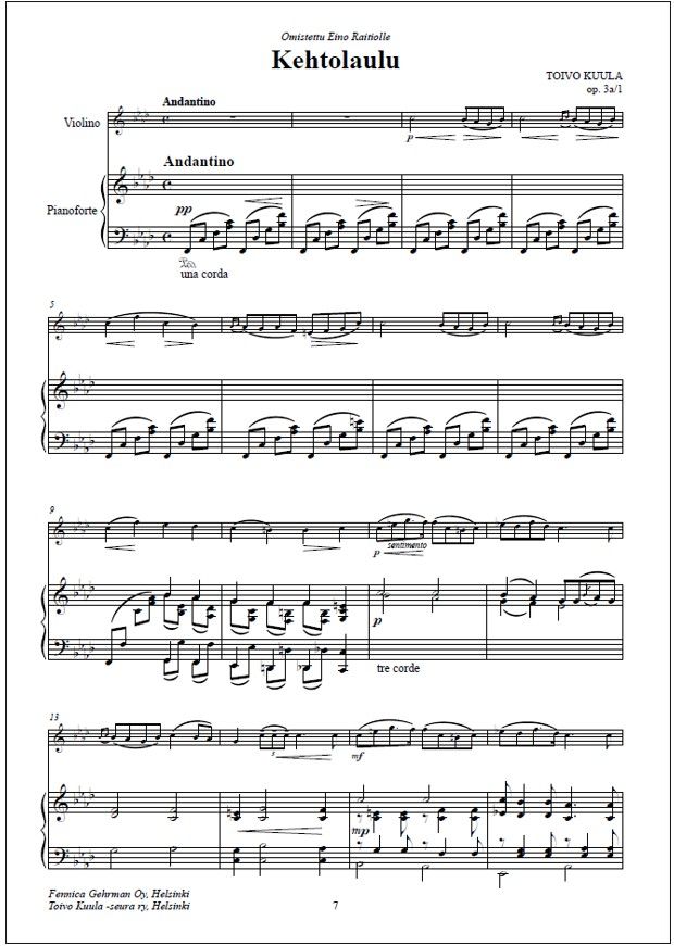 Kootut viuluteokset - Collected Works for Violin