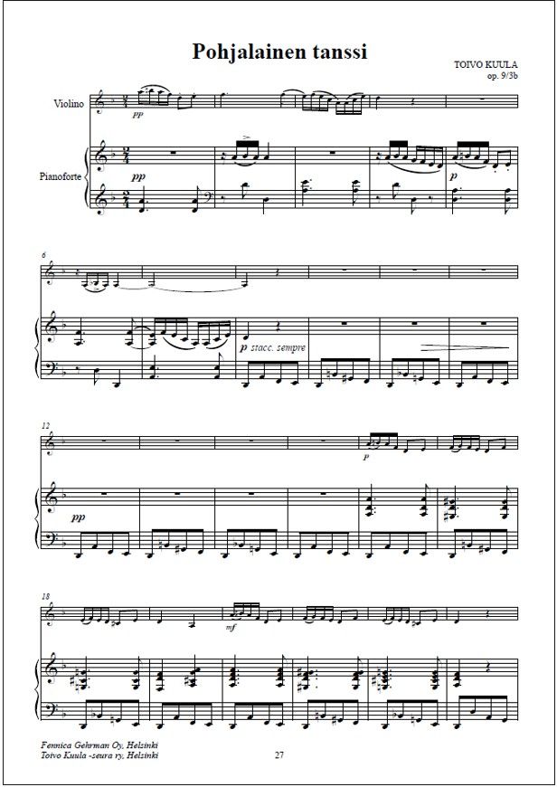 Kootut viuluteokset - Collected Works for Violin