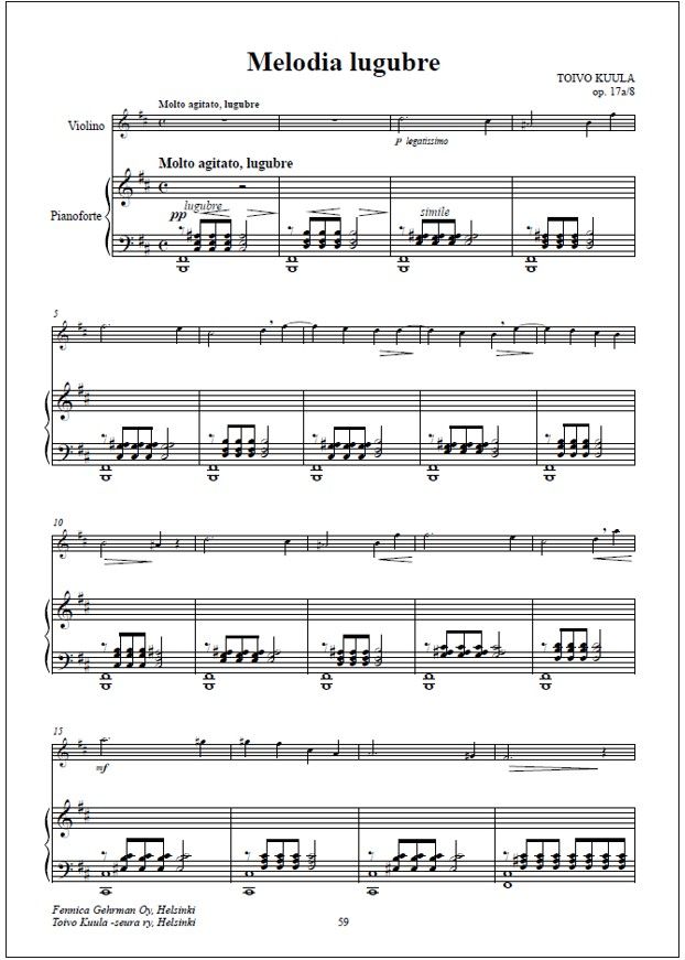 Kootut viuluteokset - Collected Works for Violin