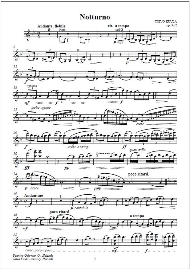 Kootut viuluteokset - Collected Works for Violin