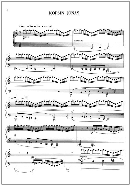 Pelimannit (Fiddlers) for piano