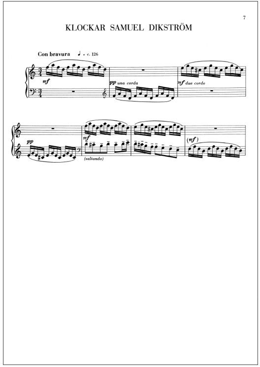 Pelimannit (Fiddlers) for piano