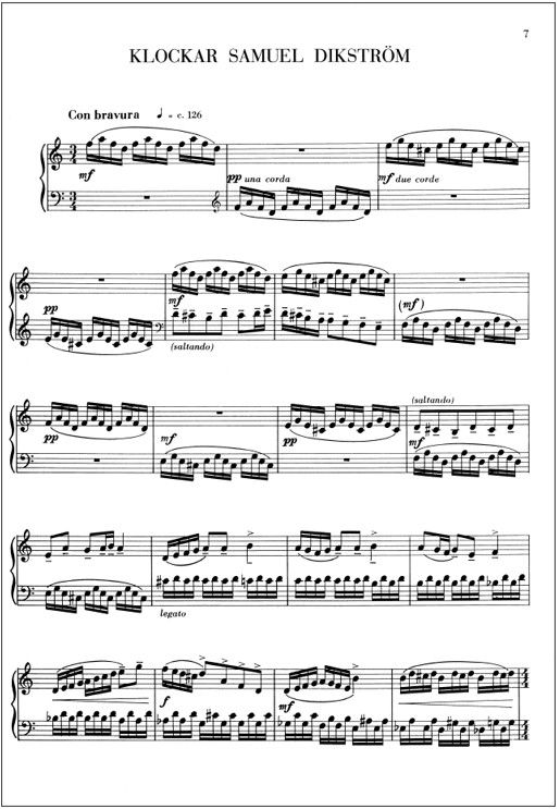 Pelimannit (Fiddlers) for piano