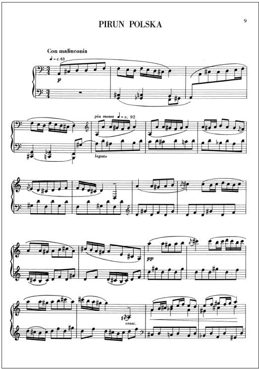Pelimannit (Fiddlers) for piano