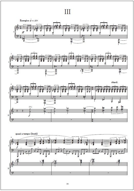 Piano Concerto No. 3 Gift of Dreams - Reduction for two pianos