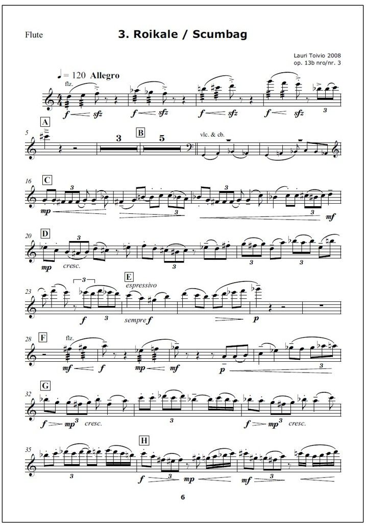 Suite for flute and piano op 13b