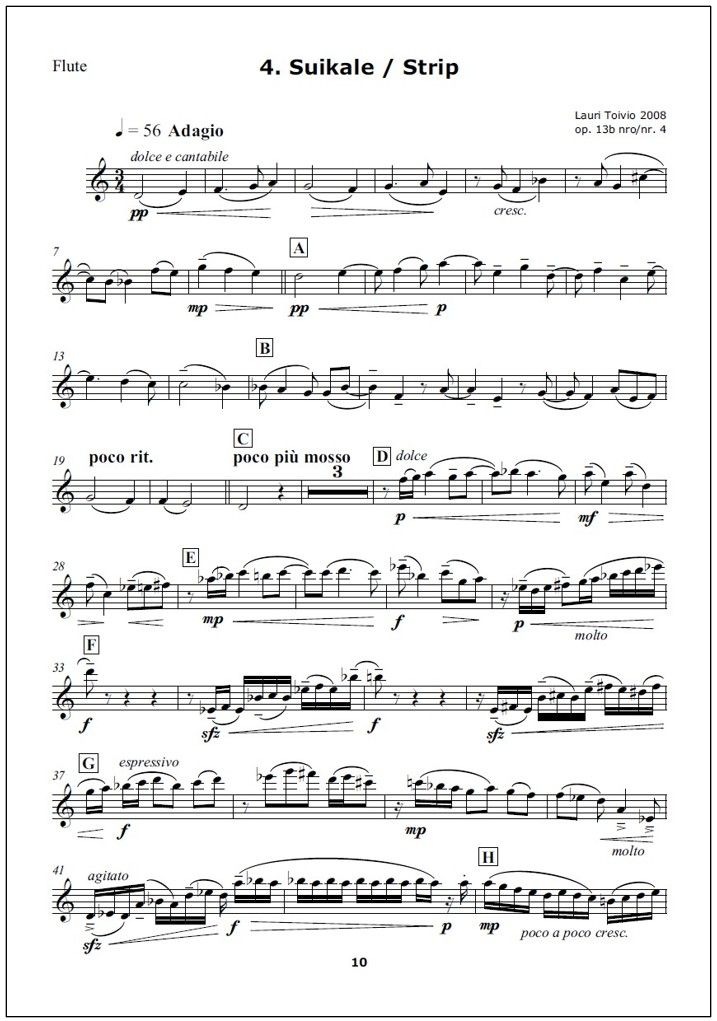 Suite for flute and piano op 13b