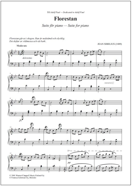 Florestan - Suite for piano (JS 82)