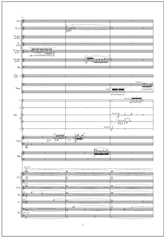 Symphony no. 4 Arabescata - Study score