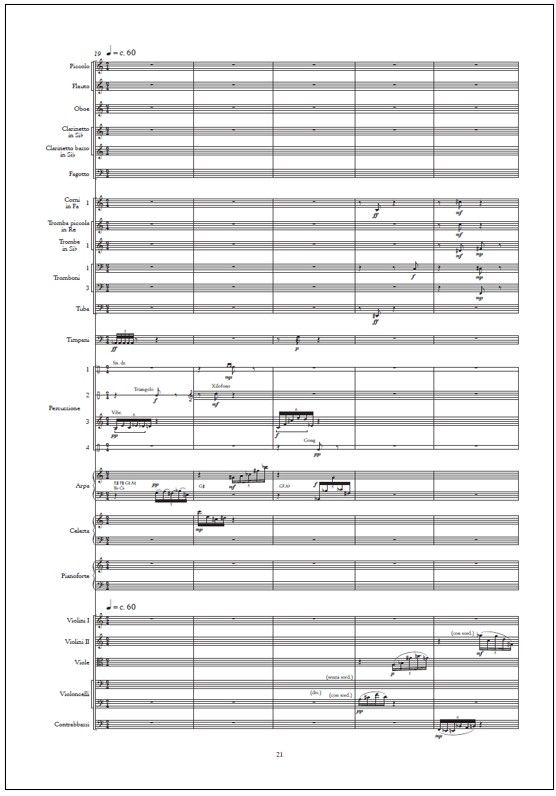 Symphony no. 4 Arabescata - Study score