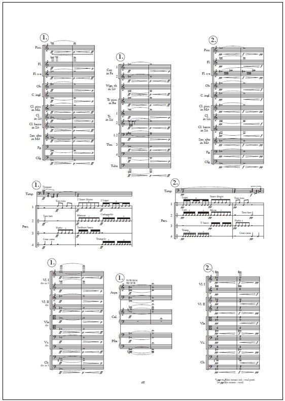 Symphony no. 4 Arabescata - Study score