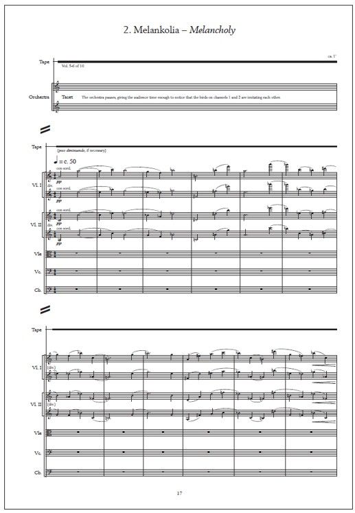 Cantus arcticus - Study score