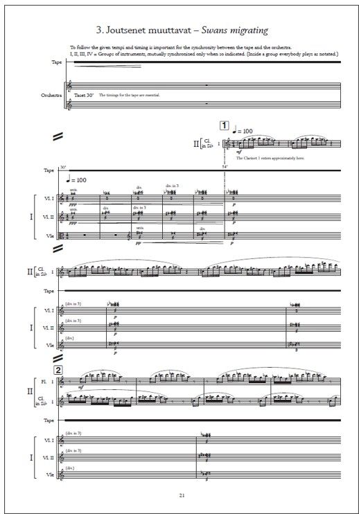 Cantus arcticus - Study score