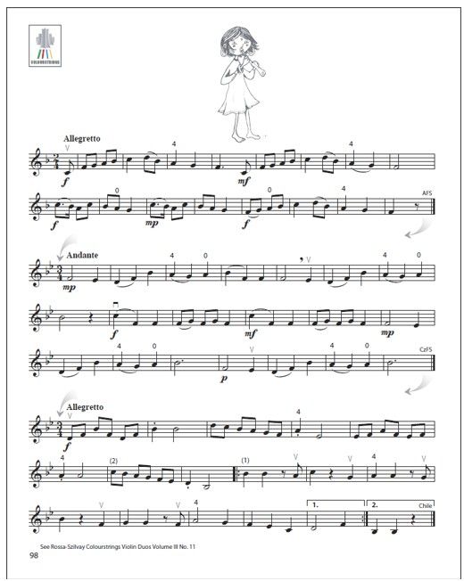 Colourstrings Violin ABC: Book E