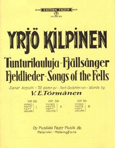 Tunturilauluja 1 / Fjell Songs 1 op 52